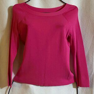 Womens Apostrophe Pink Shirt Size M (10-12)